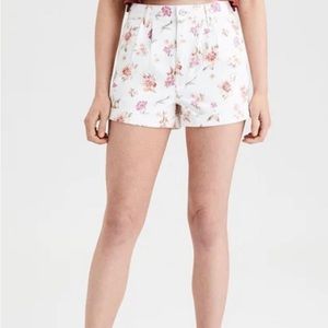 American Eagle Flower Print Shorts Size 8